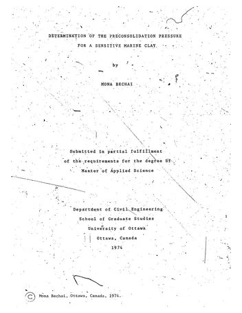 Más sobre Determinación de la Presión de Preconsolidación