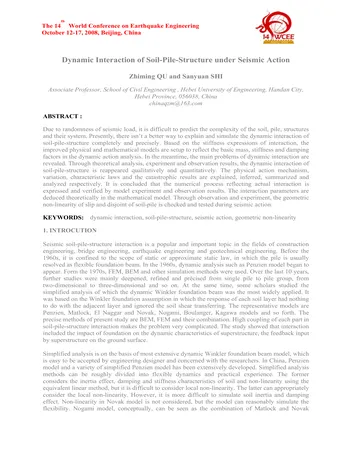 Más sobre Interacción Dinámica del Suelo-Pilote-Estructura bajo Acción Sísmica